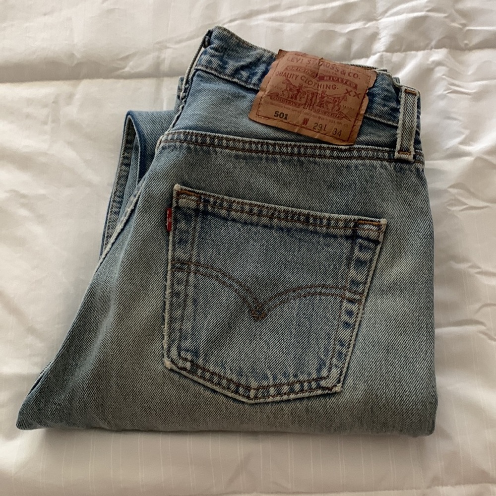 Levi’s Vintage Red Tag Button Fly 501 Jeans